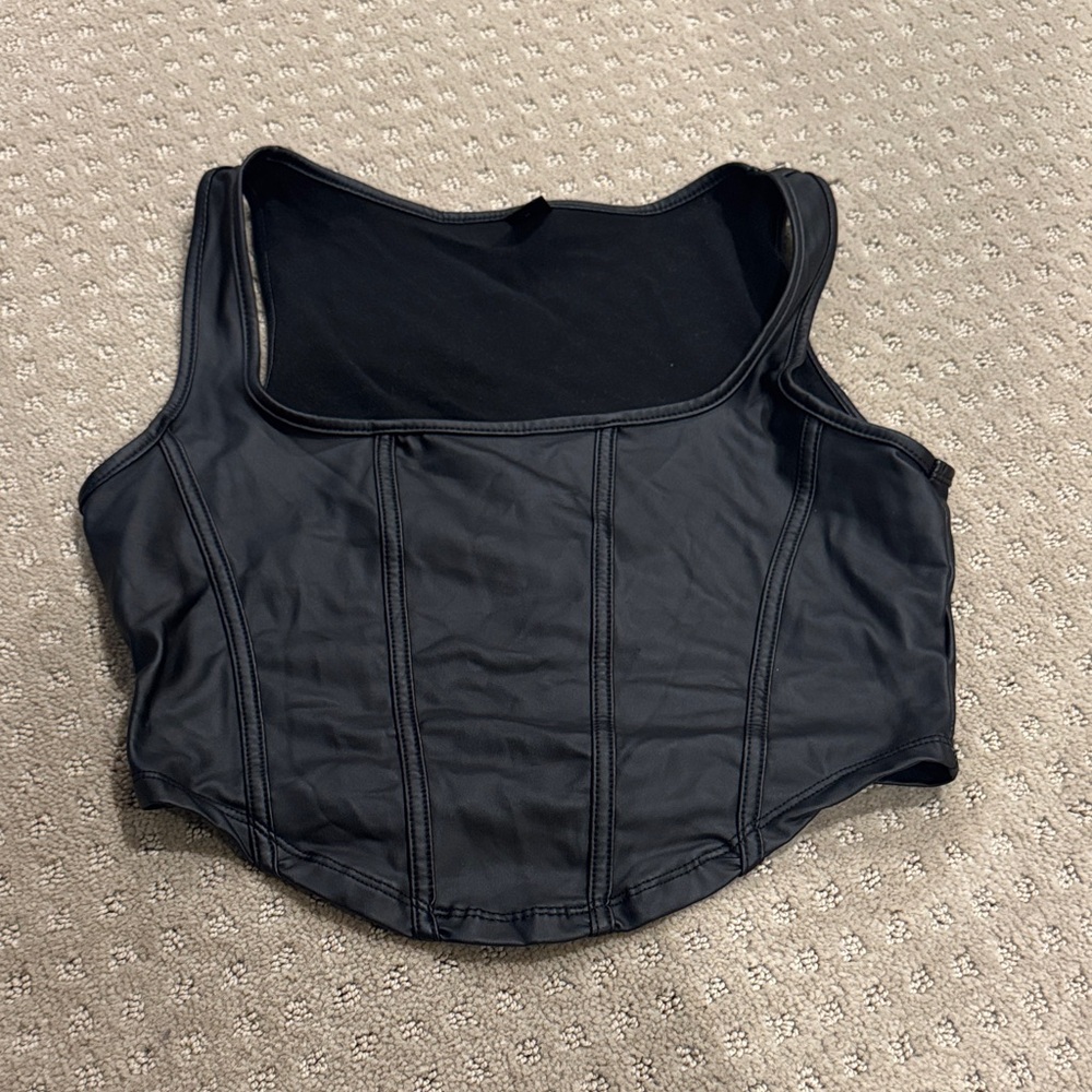 SHEIN Black Bodysuit Top